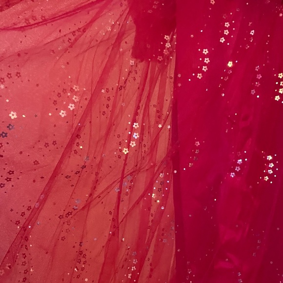 NEW Wedding Bridesmaid Red Dress Size 16 - Picture 7 of 11